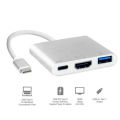 USB 3.1 TYPE-C to USB Female Digital AV Multiport Adapter for HDMI, 3.0, 3.1